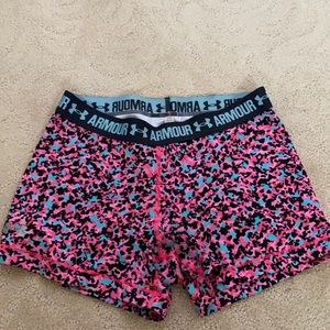 Under Armour spandex shorts.